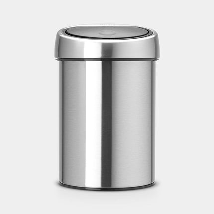Brabantia afvalemmer Touch Bin - Matt Steel Fingerprint Proof - 3 liter