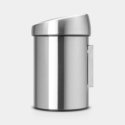 Brabantia afvalemmer Touch Bin - Matt Steel Fingerprint Proof - 3 liter