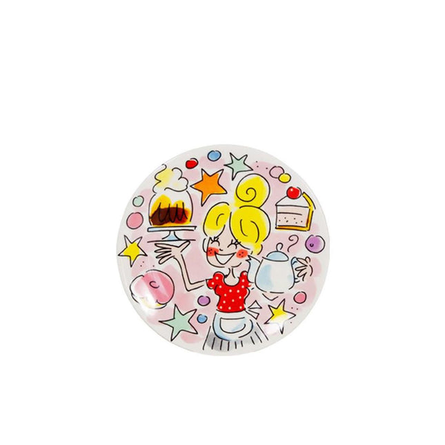 Blond Amsterdam Petit four bordje Girl - 12 cm