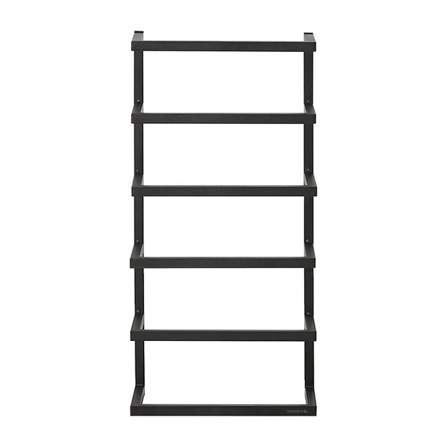 Carré handdoekrek 6x kleur: zwart, hangmodel