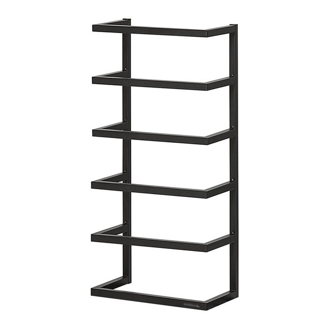 Carré handdoekrek 6x kleur: zwart, hangmodel