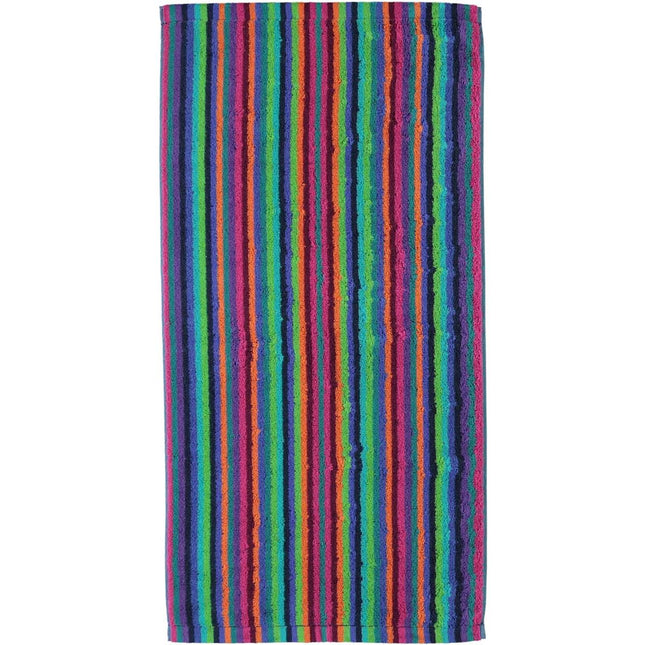 Cawö Life Style Streep handdoek - multi donker