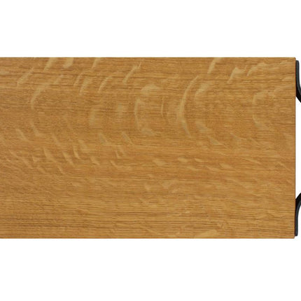 Joanz Serveerplank Eik met leer - 40x24x2,8 CM