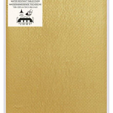 Duni Tafelkleed - 138x220cm - Metal Gold