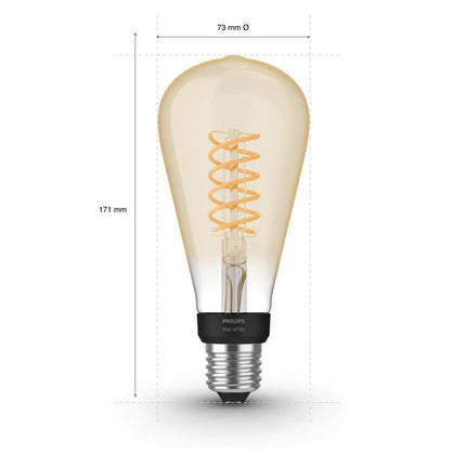Philips HueW 7.2W Fil ST72 E27 EUR