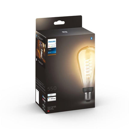 Philips HueW 7.2W Fil ST72 E27 EUR