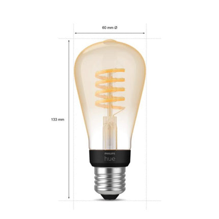 Philips HueWA 7W Fil ST64 EUR E27
