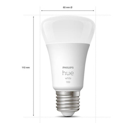 Philips HueW 9.5W A60 E27 3set sw EU