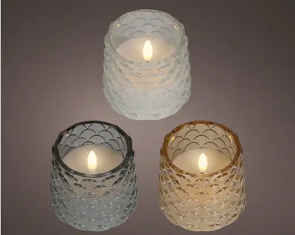 LED kaars voor binnen - 8 x 7 cm