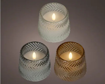 LED kaars voor binnen - 8 x 7 cm