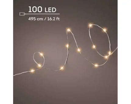 Micro LED Stringlights voor binnen - 495cm - 100 lamps - klassiek warm