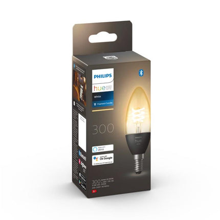 Philips HueW 4.5W Fil Candle E14 1p