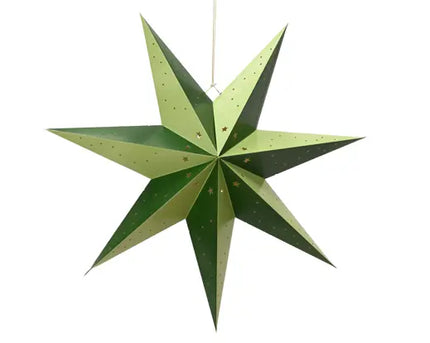 Ster papier - Ø 70 cm - Groen