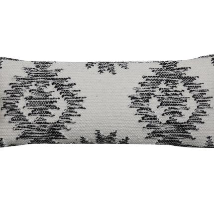 Light&Living Kussen Rimago - 70x30 cm -  zwart-wit