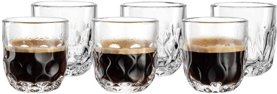 Leonardo Gocce Espresso met onderzetter set/3 - 60 ml