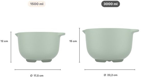 Mepal Chef It Beslagkom 3000 ml - nordic sage