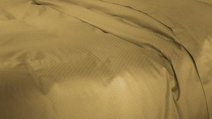 Heckettlane Dekbedovertrek Punto, satijn 240x200/220 cm, Amber gold