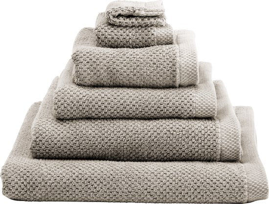 Heckettlane Badhanddoek Grant kleur taupe, 60x110 cm