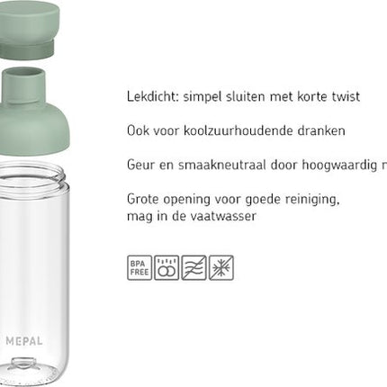 Mepal Vita Waterfles 700 ml - vivid mauve