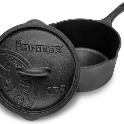 Petromax Gietijzeren Steelpan "KR2" met deksel 2L