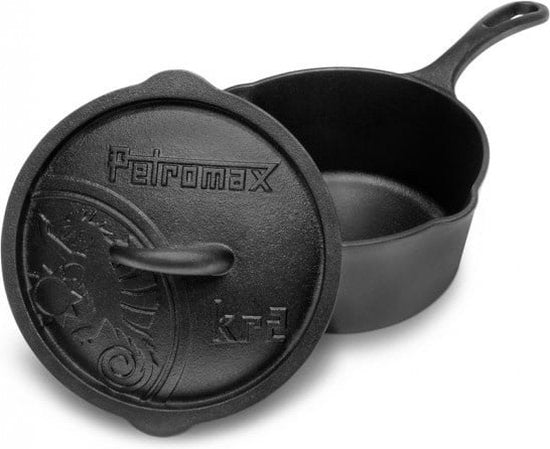 Petromax Gietijzeren Steelpan "KR2" met deksel 2L