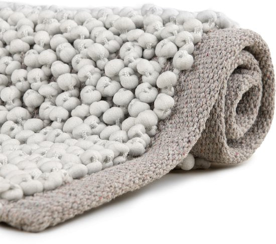 Heckettlane Badmat Nodo Light grey 60x100 cm