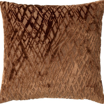 Dutch Decor Sierkussen Nicola 45x45 cm Tobacco Brown
