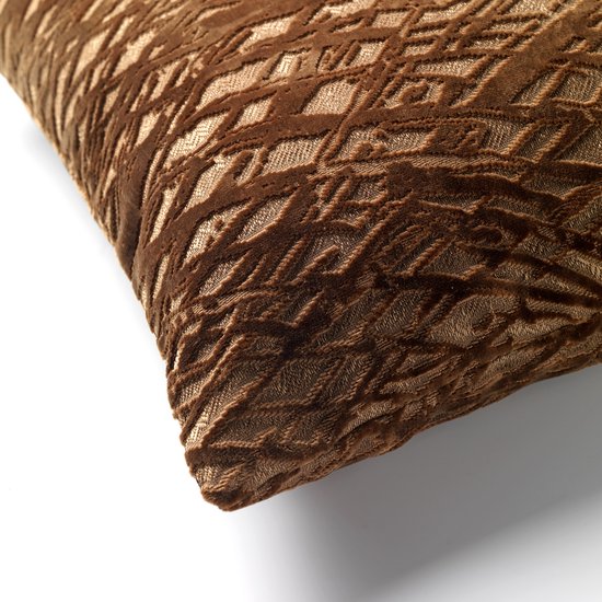 Dutch Decor Sierkussen Nicola 45x45 cm Tobacco Brown