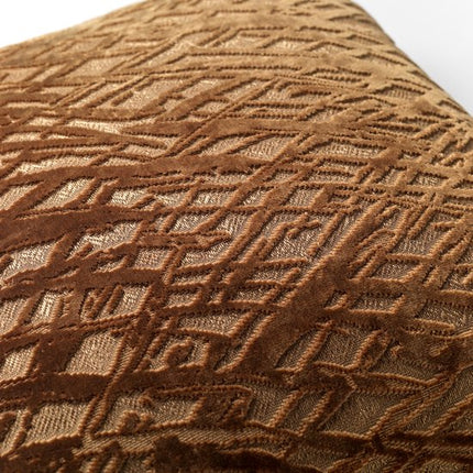 Dutch Decor Sierkussen Nicola 45x45 cm Tobacco Brown