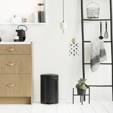 Brabantia Pedaalemmer newIcon - 20 Liter -  Matt Black