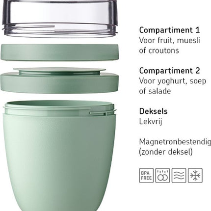 Mepal Lunchpot Ellipse - nordic blue