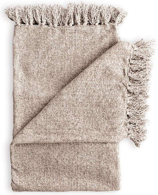 ZoHome Ciniglia Plaid, 140x200, Sandy beige