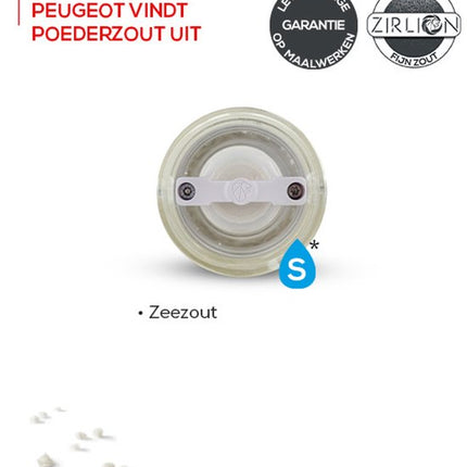 Peugeot Oleron Zoutmolen Chocolade/acryl - 14 cm