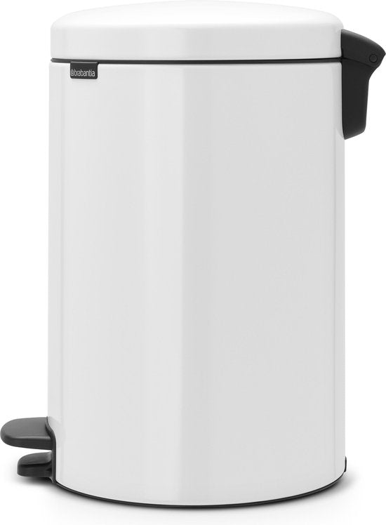Brabantia Pedaalemmer Newlcon White - 20 Liter