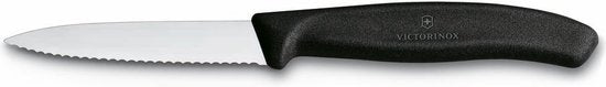 Victorinox Swiss Classic Groente-/schilmesje gekarteld - zwart