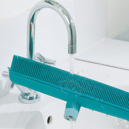 Leifheit Classic suprabezem/rubberen bezem + telescoopsteel 80-140cm