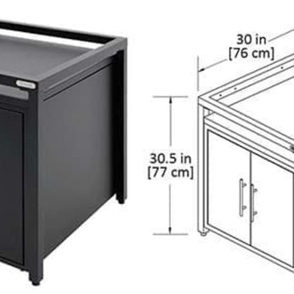 Big Green Egg Expansion Cabinet