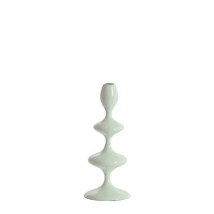Light & Living, kandelaar VIREEN, 10,5x34,5 cm, glans licht blauw