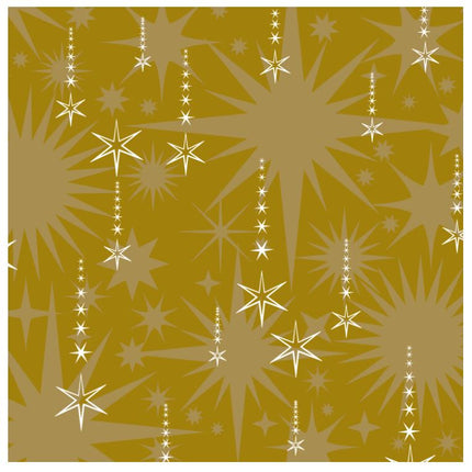 Duni servetten Sprinkle Rain Gold - 33x33cm