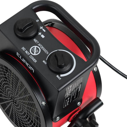 EUROM Elektrische werkplaatskachel EK2K Round 2000 Watt