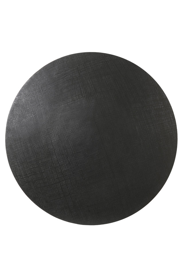 Salontafel Ø76x36 cm RICKERD antiek zwart