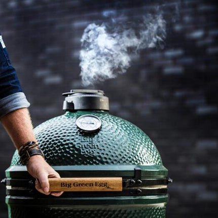 Big Green Egg Large met onderstel + zijtafels. ACTIE