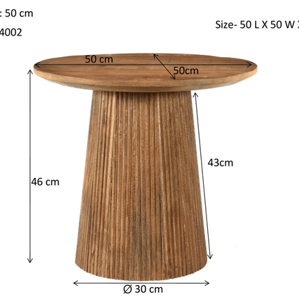 ORVAS 50cm bijzettafel