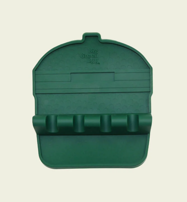 Big Green Egg Spatelmat met houten lepel en pannenlikker