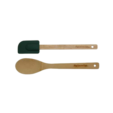 Big Green Egg Spatelmat met houten lepel en pannenlikker