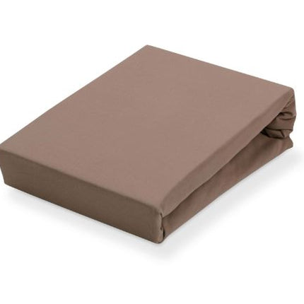 Hoeslaken Vandyck JERSEY SUPREME. Maat: Lits-jumeaux. Kleur: sand 048