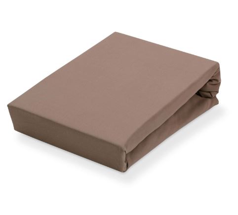 Hoeslaken Vandyck JERSEY SUPREME. Maat: Lits-jumeaux. Kleur: sand 048