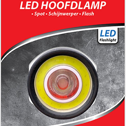 LEDGET Led Hoofdlamp 3 functies 160 lumen