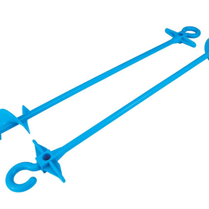 Blue Screw Grondboor 58cm 2st