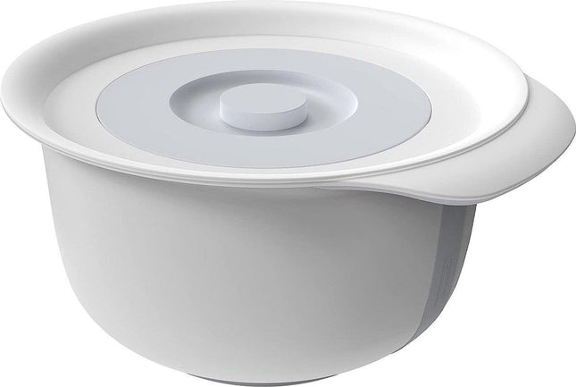 Rotho Beslagkom 4L met spatdeksel - Fresh Cool Grey